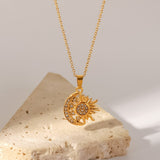 Elisabeth – Gold Necklace with Symbolic Charms