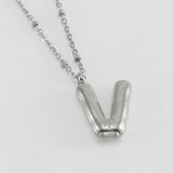 Irena – Gold Necklace with Initial Charm