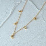 Theresa Silver Necklace with Link Design