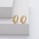 Viktoria – Silver Earrings with Sparkling Highlights