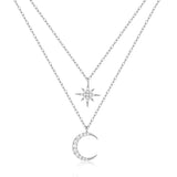 Elisa – Silver Necklace with Circular Pendant