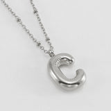 Irena – Gold Necklace with Initial Charm