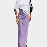 Fable Maxi Utility Skirt in Solid Design and Polished Style