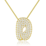 Frieda – Gold chain with natural pendant