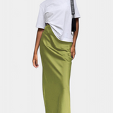 Fable Maxi Utility Skirt in Solid Design and Polished Style