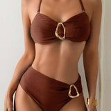 Patricia™ | Two-Piece Bikini with Metal Buckle and Straps