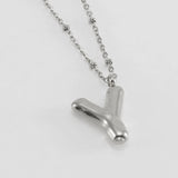 Irena – Gold Necklace with Initial Charm