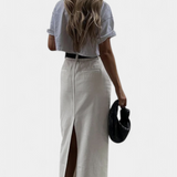 Yenifer Maxi Skirt with Parisian Split