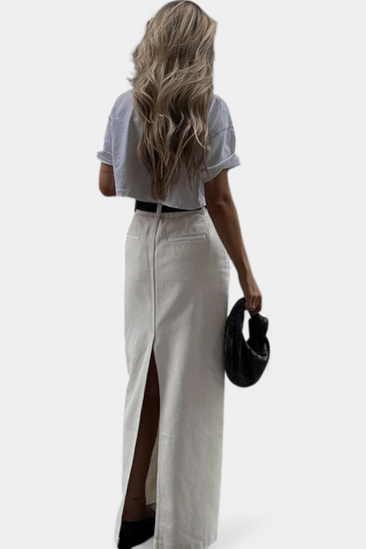 Yenifer Maxi Skirt with Parisian Split
