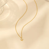 Lina – Delicate Silver Necklace with Round Pendant