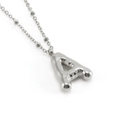 Irena – Gold Necklace with Initial Charm