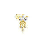 Johana-Marie – Gold Earrings with Textured Design.