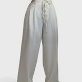 Sophie Wide Leg Pants with Drawstrings