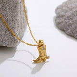 Johana – Elegant Necklace with Golden Pendants
