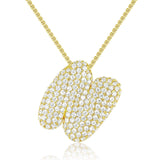 Frieda – Gold chain with natural pendant