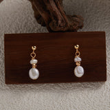 Eva – Elegant Earrings with Pearls and Subtle Movement