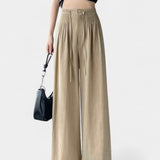 Ilyana High-Waisted Wide-Leg Pants