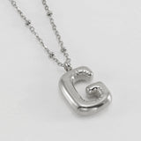 Irena – Gold Necklace with Initial Charm