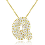 Frieda – Gold chain with natural pendant