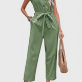 Marie Mono Sleeveless with Buttons
