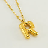 Irena – Gold Necklace with Initial Charm