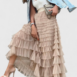 Capucine Vintage Long Tulle Skirt