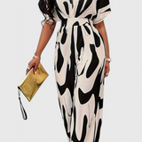 Zahara Mono Abstract with Fitted Waist