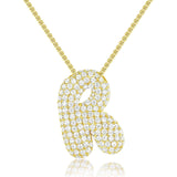 Frieda – Gold chain with natural pendant