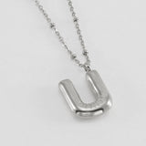 Irena – Gold Necklace with Initial Charm