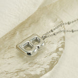 Irena – Gold Necklace with Initial Charm