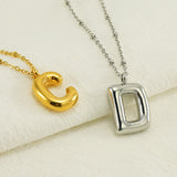 Irena – Gold Necklace with Initial Charm