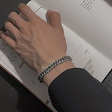 Sterling Silver Vale Bracelet | White Gold