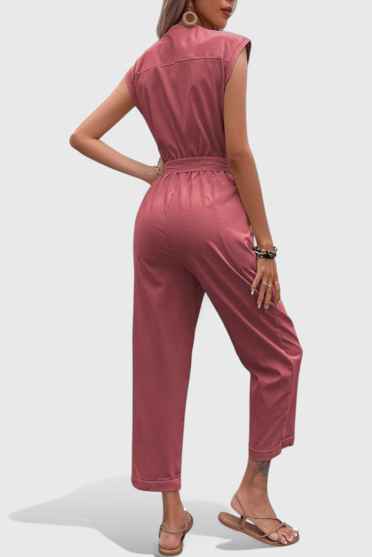 Marie Mono Sleeveless with Buttons