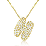 Frieda – Gold chain with natural pendant