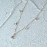 Theresa Silver Necklace with Link Design