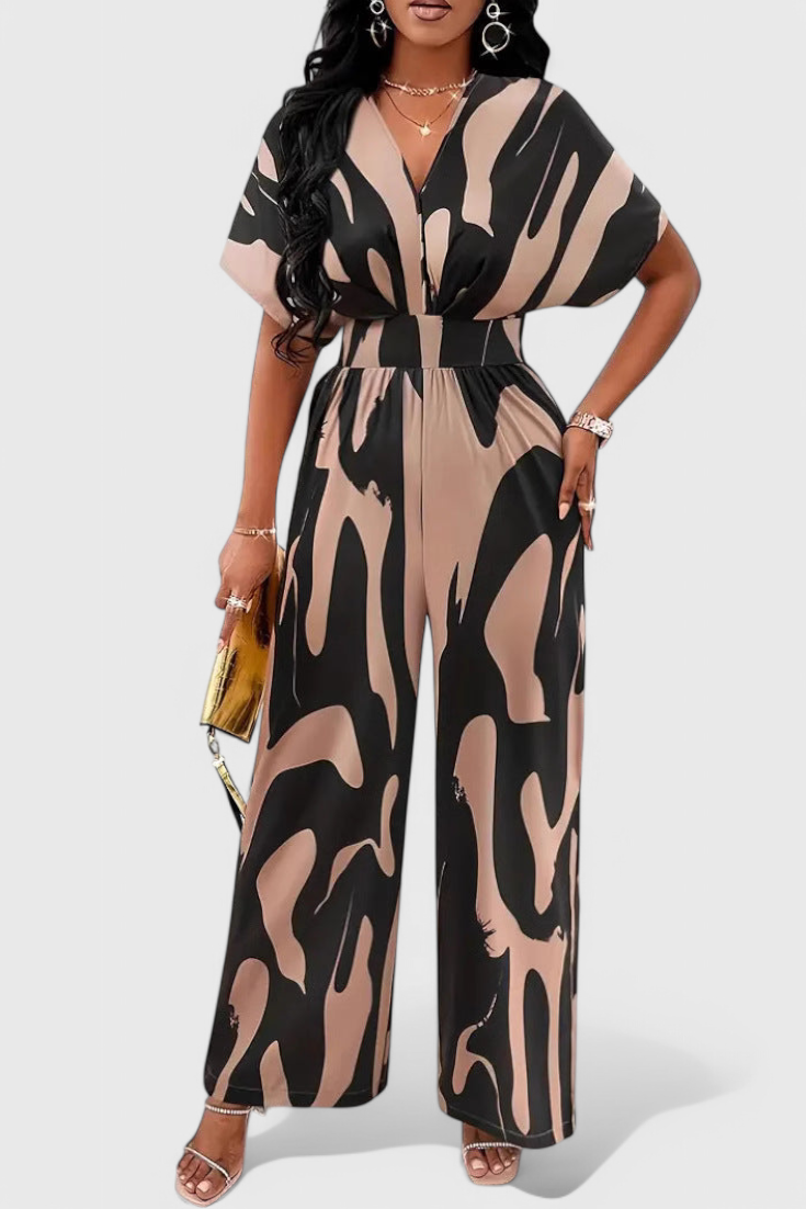 Zahara Mono Abstract with Fitted Waist