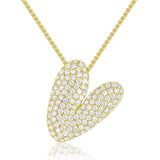 Frieda – Gold chain with natural pendant