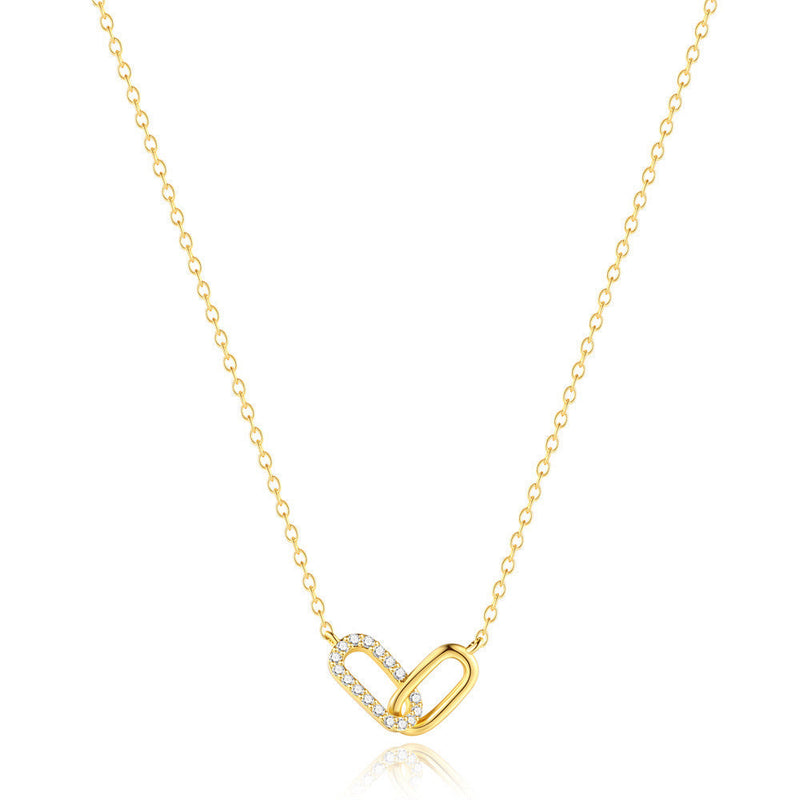 Carina – Delicate Silver Collar with Small Circular Pendant