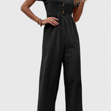 Camila Jumpsuit with Front Buttons