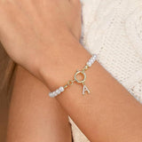 Auden Key Personalized Bracelets with Letters | Gold