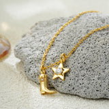 Johana – Elegant Necklace with Golden Pendants