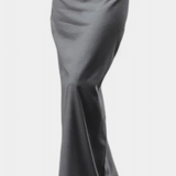 Sherrie High-Waisted Skirt with Back Slit