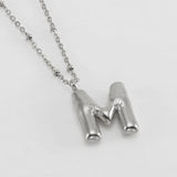 Irena – Gold Necklace with Initial Charm