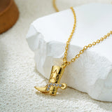 Johana – Elegant Necklace with Golden Pendants