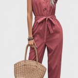 Marie Mono Sleeveless with Buttons