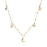 Theresa Silver Necklace with Link Design