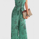 Riley Sleeveless Linen Jumpsuit