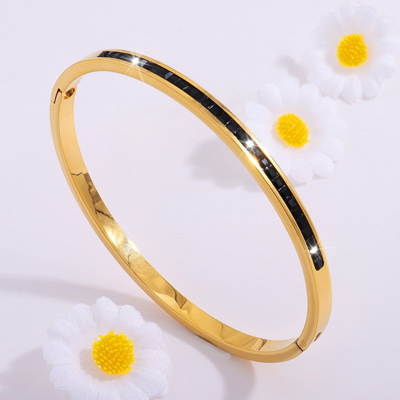 Liora Bellanotte Purple Bracelet | Gold