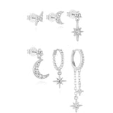 Pavlína – Elegant gold earrings with a contemporary design.