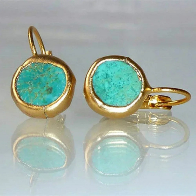 Margarethe – Earrings with Deep Blue Gems